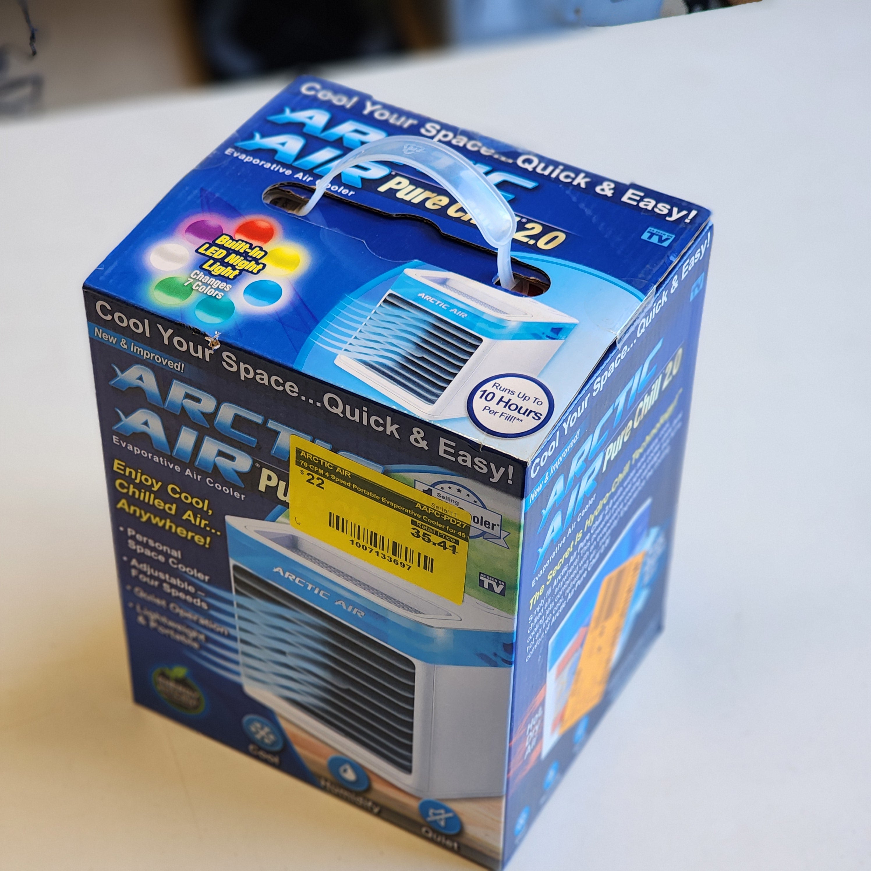 76 CFM 4 Speed Portable Evaporative Cooler for 45 sq. ft. (AAPC-PD27) 76 CFM 4 Speed Portable Evaporative Cooler for 45 sq. ft. (AAPC-PD27)